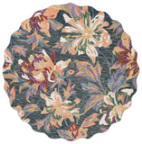 Safavieh Blossom 467 Floral Hand Tufted Rug Grey / Violet BLM467F-5