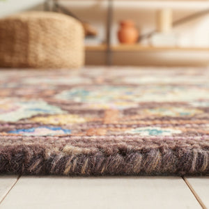 Safavieh Blossom 469 Floral Hand Tufted Rug Charcoal / Lavender BLM469H-8