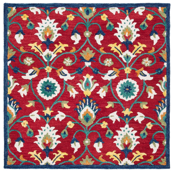 Safavieh Blossom 562 Hand Tufted 80% Wool 20% Cotton Rug BLM562Q-6SQ