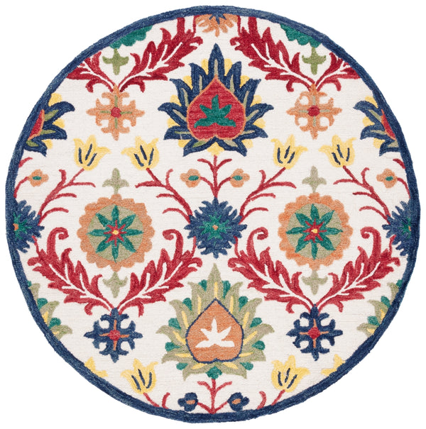 Safavieh Blossom 563 Hand Tufted 80% Wool 20% Cotton Rug BLM563A-6R