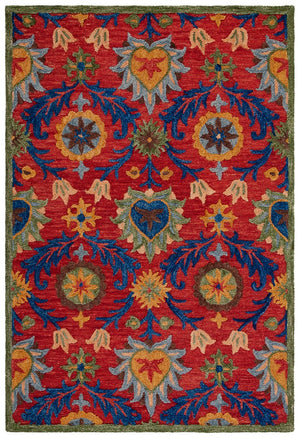 Safavieh Blossom 563 Hand Tufted 80% Wool 20% Cotton Rug BLM563Q-8