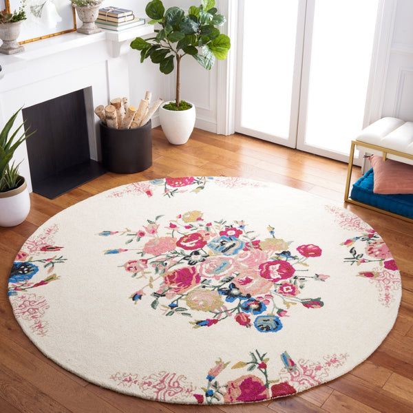 Blossom Hand Tufted 100% Wool Pile Rug - Luxurious Indian Craftsmanship for Elegant Home Decor