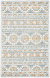 Safavieh Blossom 609 Hand Tufted 80% Wool, 20% Cotton Rug Grey / Ivory 9' x 12'