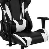 English Elm EE1335 Contemporary Gaming Bundle - Desk/Chair Black EEV-11706