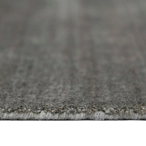 AMER Rugs Blend BLN-1 Hand-Loomed Striped Transitional Area Rug Light Gray 10' x 14'