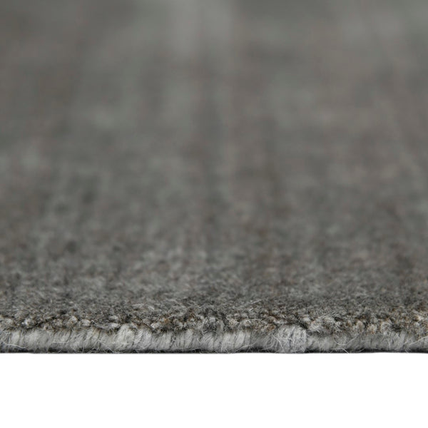 AMER Rugs Blend BLN-1 Hand-Loomed Striped Transitional Area Rug Light Gray 10' x 14'