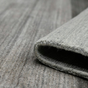 AMER Rugs Blend BLN-1 Hand-Loomed Striped Transitional Area Rug Light Gray 10' x 14'