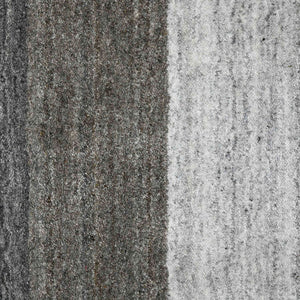 AMER Rugs Blend BLN-15 Hand-Loomed Striped Transitional Area Rug Charcoal 10' x 14'