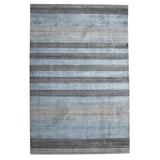 Blend BLN-18 Hand-Loomed Striped Transitional Area Rug