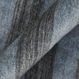 AMER Rugs Blend BLN-18 Hand-Loomed Striped Transitional Area Rug Gray 10' x 14'