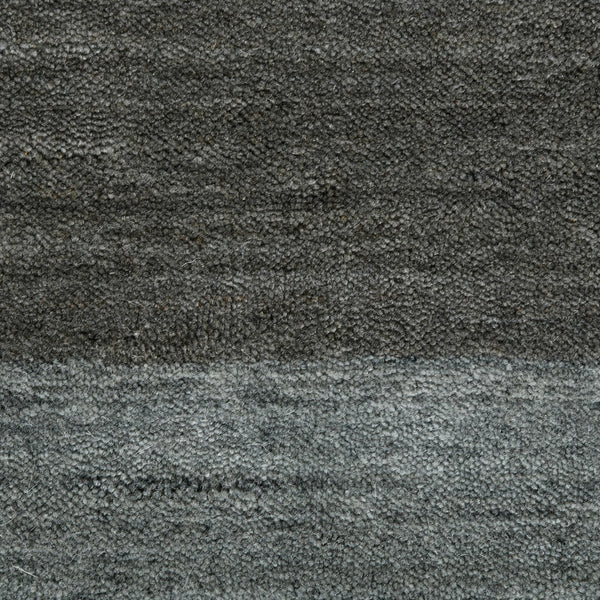 AMER Rugs Blend BLN-2 Hand-Loomed Striped Transitional Area Rug Ivory/Gray 10' x 14'