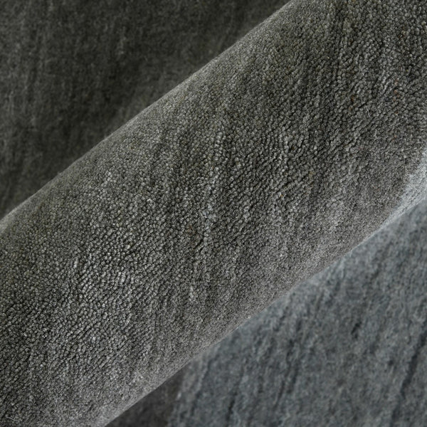 AMER Rugs Blend BLN-2 Hand-Loomed Striped Transitional Area Rug Ivory/Gray 10' x 14'