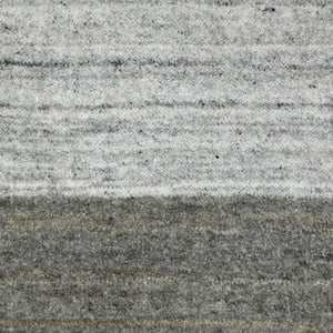 AMER Rugs Blend BLN-4 Hand-Loomed Striped Transitional Area Rug Cream 10' x 14'