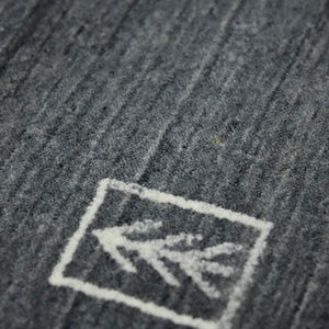 AMER Rugs Blend BLN-5 Hand-Loomed Striped Transitional Area Rug Charcoal 10' x 14'