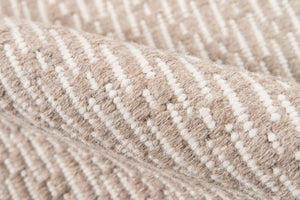 Momeni Madcap Cottage Block Island BLO-1 Hand Woven Contemporary Geometric Indoor Area Rug Beige 8' x 10' BLOCKBLO-1BGE80A0