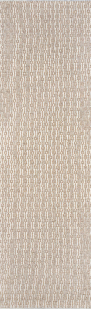 Momeni Madcap Cottage Block Island BLO-1 Hand Woven Contemporary Geometric Indoor Area Rug Beige 8' x 10' BLOCKBLO-1BGE80A0
