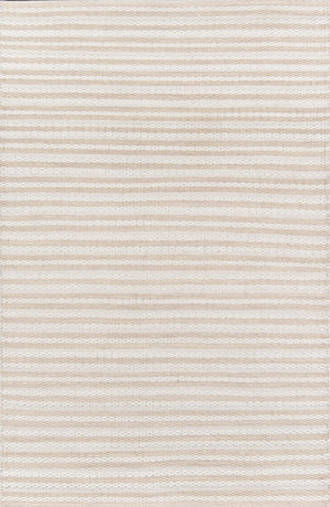 Momeni Madcap Cottage Block Island BLO-2 Hand Woven Contemporary Striped Indoor Area Rug Beige 8' x 10' BLOCKBLO-2BGE80A0