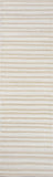 Momeni Madcap Cottage Block Island BLO-2 Hand Woven Contemporary Striped Indoor Area Rug Beige 8' x 10' BLOCKBLO-2BGE80A0