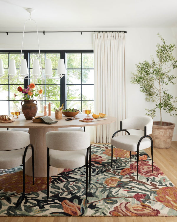 Loloi Rugs Belladonna BLM-02 100% Wool Pile Hooked Transitional Runner Rug Ivory / Lagoon 30.8525 BLOSBLM-02IVLJ2699