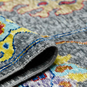 AMER Rugs Blu BLU-51 Hand-Knotted Oriental Transitional Area Rug Multicolor 10' x 14'