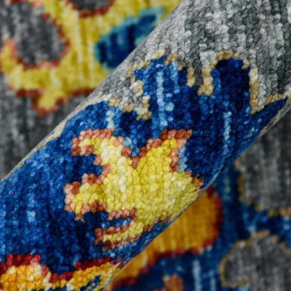 AMER Rugs Blu BLU-51 Hand-Knotted Oriental Transitional Area Rug Multicolor 10' x 14'