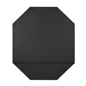 Walker Edison Transitional/Farmhouse Metal and Glass Windowpane Mirror BLWM36BL