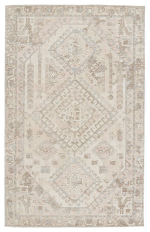 Jaipur Living Arlowe Handmade Medallion Light Brown/ Light Pink Area Rug (10'X14')