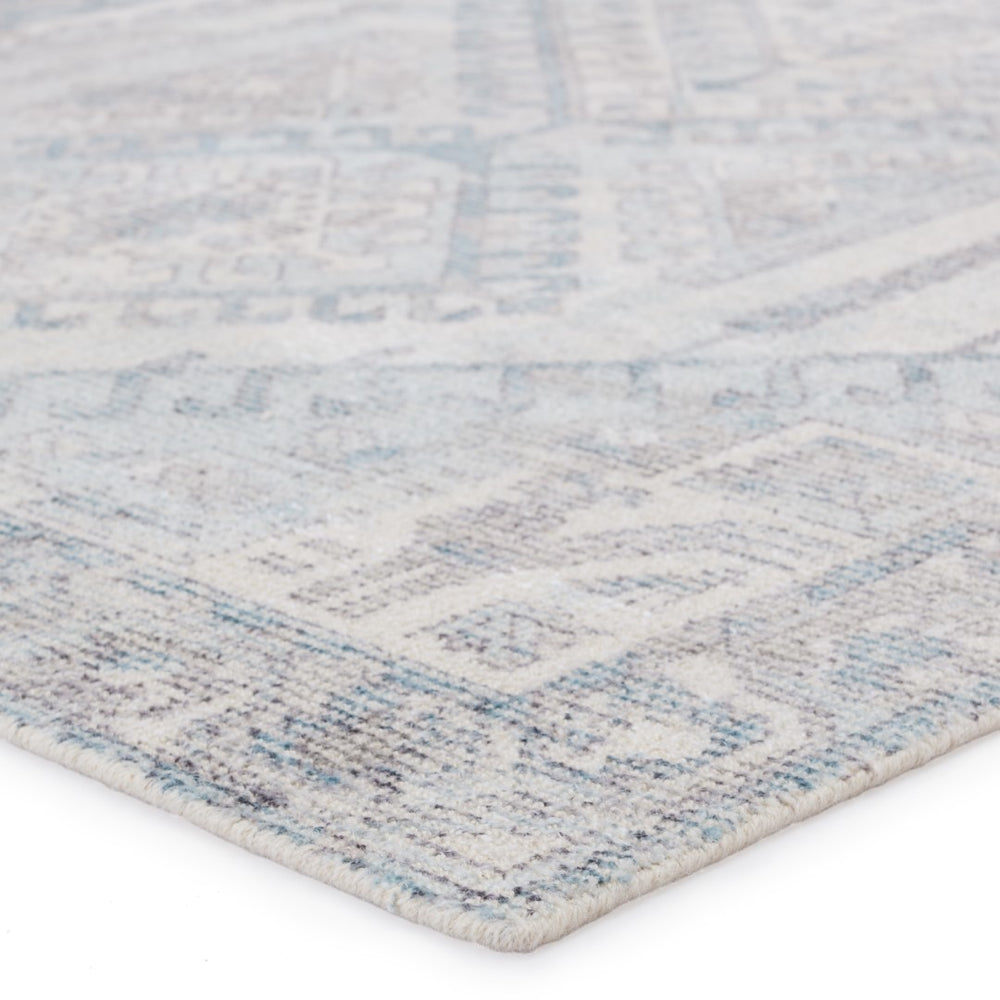 Jaipur Living Blythe Arlowe BLY03 Handwoven Handmade Indoor Global Rug Light Blue 3' x 10'