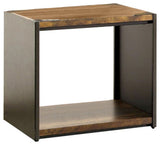 Matte Black End Table