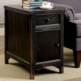 Benzara Traditional Style Three Drawer Desk With Oversized Cabriole Legs, Brown BM122825 Antique Black Wood BM122825