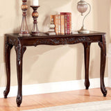 Benzara Cheshire Traditional  Sofa Table BM122897 Cherry Wood BM122897