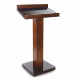 Catalia Contemporary Book Stand In Oak And Espresso Finish