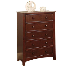 Benzara  Transitional Style Wooden Chest, Brown BM123258 Cherry Wood BM123258