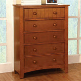 Benzara Commodious Transitional Wooden Chest , Brown BM123259 Oak Wood BM123259