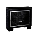 Bellanova Contemporary Night Stand In Black