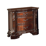 Monte Vista I Luxurious Night Stand In Dark Walnut Finish