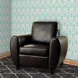 Benzara Hatton Contemporary Style Chair In Black Finish BM123300 Black Leather BM123300