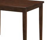 Benzara Marten Mid Cent Modern Counter Height Table BM123388 Brown Solid Wood, Wood Veneer & Others BM123388