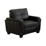 Blacksburg Contemporary Chair, Black