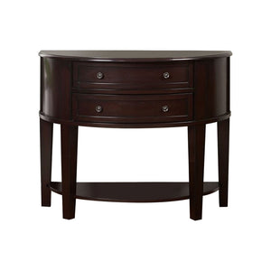 Benzara Chanti Transitional Espresso Side Table BM123487 Espresso Wood BM123487