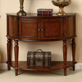 Benzara Roxbury Traditional Cherry Side Table BM123488 Cherry Wood BM123488