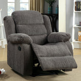 Millville Traditional Style Gray Recliner