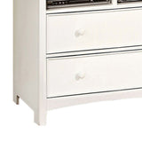 Benzara Contemporary Style Wooden Media Chest, White BM123562 White Wood BM123562