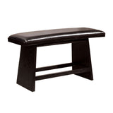 Hurley Modern Style Counter Height Bench , Black