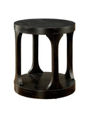 Carrie Transitional End Table, Antique Black