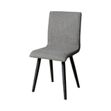 Vilhelm I Midcentury Modern Side Chair, Gray, Set Of Two