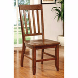 Benzara Foster I Transitional Side Chair, Dark Oak Finish, Set Of 2 BM131273 Dark Oak Wood BM131273