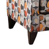 Benzara Pennington Contemporary Vanessa Accent Chair BM131502 Multi Color  Polyester BM131502