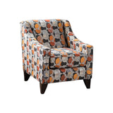 Benzara Pennington Contemporary Vanessa Accent Chair BM131502 Multi Color  Polyester BM131502