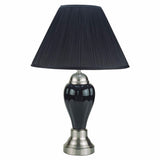 Niki Traditional Style Table Lamp, Set of 6, Black